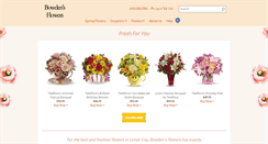 Desktop Screenshot of bowdensflowerslenoircity.com